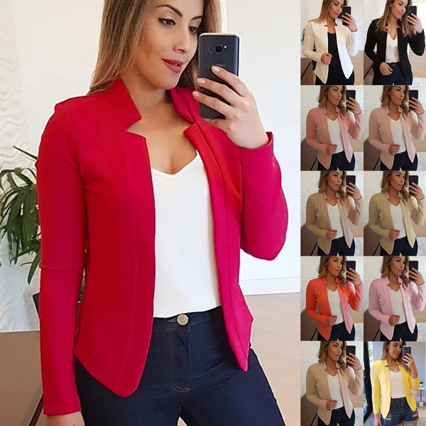 Demi-season classic suit jacket