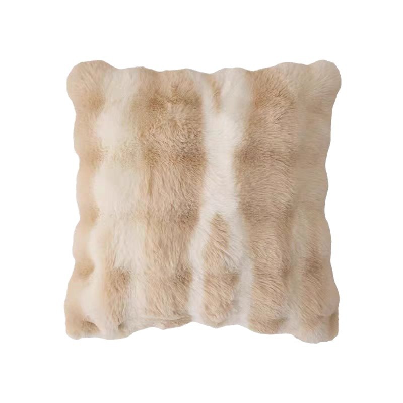 Conejo de peluche almohada balcón estilo nórdico almohada sofá sala de estar sensación de alto respaldo ventana flotante cojín