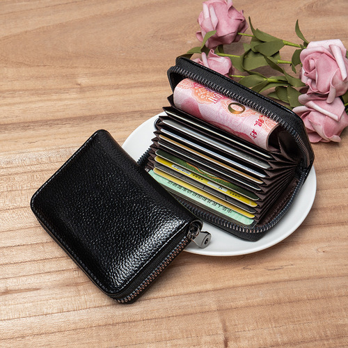 Foreign trade best-selling exquisite flowers, multi-card, organ card bag, driver's license, credit card holder, large-capacity, fashionable cross-border products