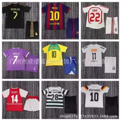 Wholesale Real Madrid Santos No.11 Neymar Brazil Inter Milan Barcelona children's clothing jerseys short sleeved sports football jerseys