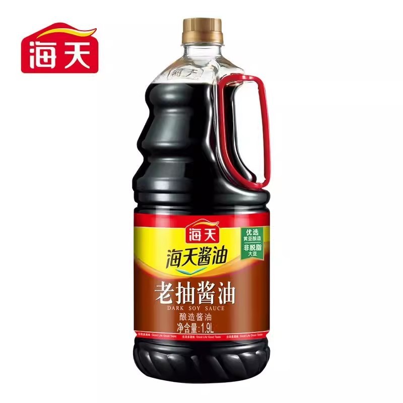 海天生抽酱油1.9L家用凉拌提鲜烹饪点蘸酿造酱油厨房调味料家用|undefined