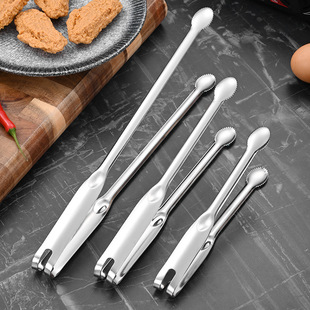 304 stainless steel seafood fish clip restaurant buffet food clip Japanese cuisine barbecue clip lengthened towel clip