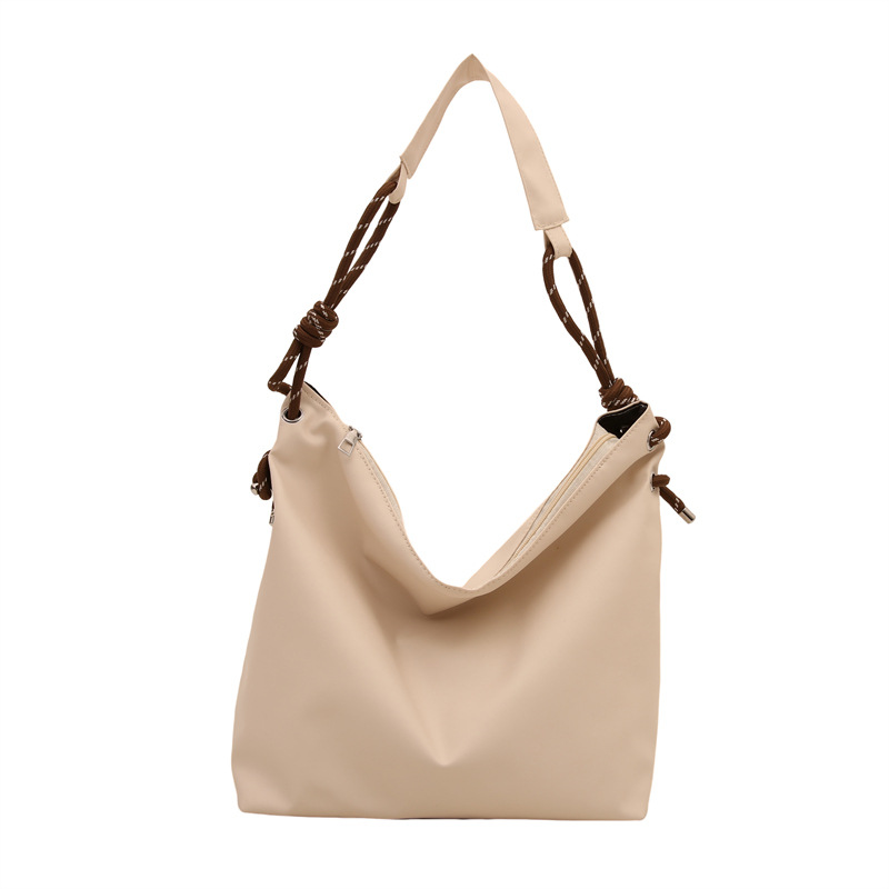 Retro relajado bolso de mujer 2024 nueva moda simple bolso de hombro de brazo para trabajar bolso de viaje
