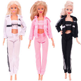 30厘米衣服巴比时装11寸洋娃娃服饰女生换装玩具运动装厂家直发
