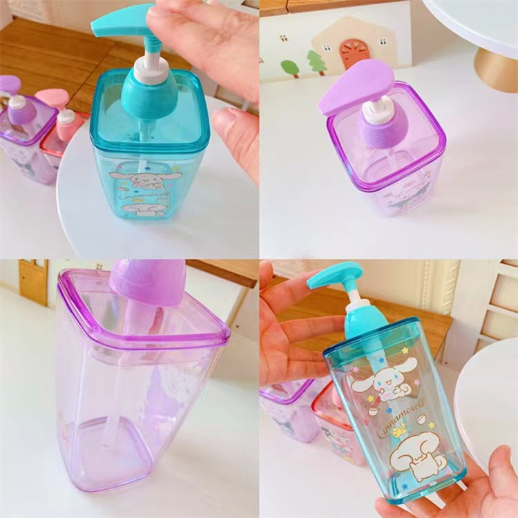 かわいいマカロン色420ml押圧ローションボトル家庭用シャンプー入浴剤手洗い液分注空ボトル|undefined