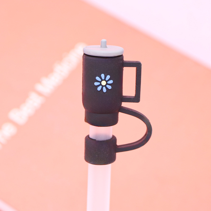 Taza negra grande de 10 mm