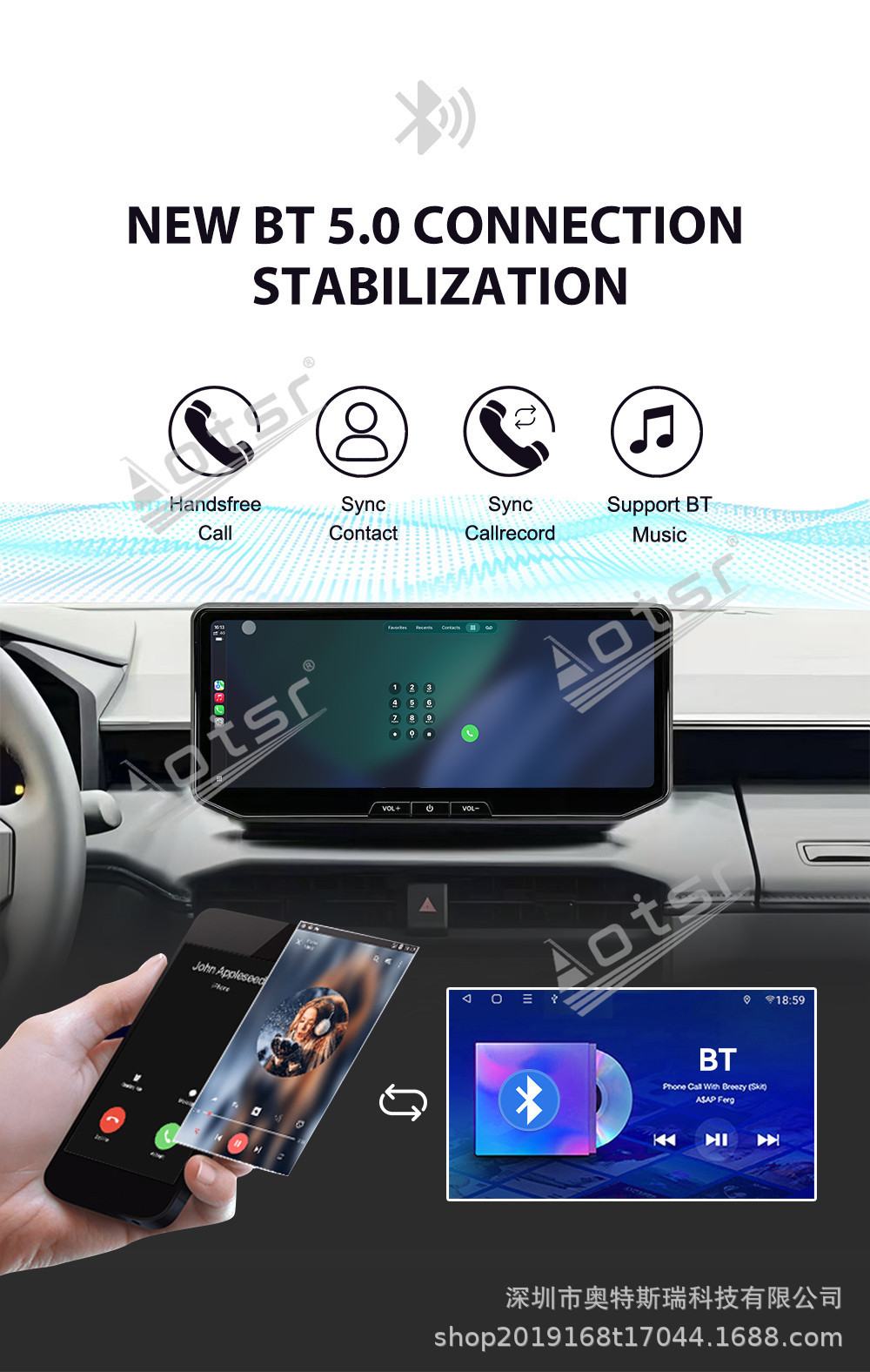 Cross-border 2026 Toyota Hilux Hilux car 12.3inch multimedia DVD Android navigator GPS