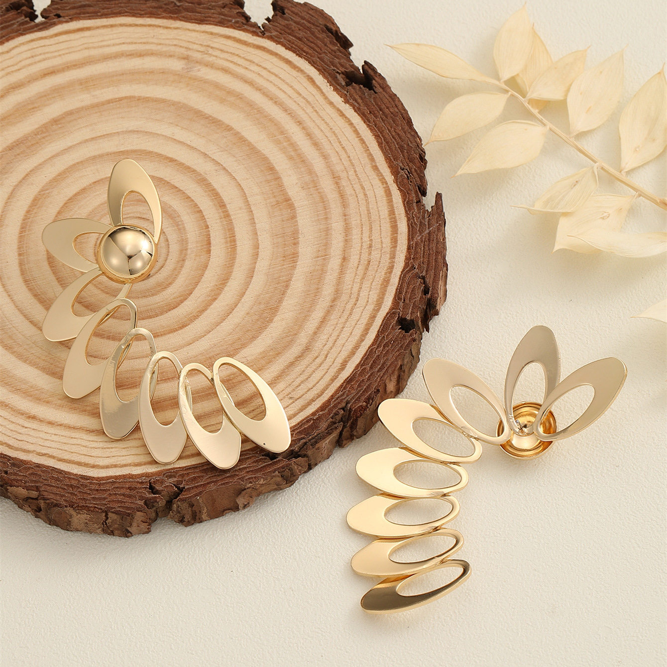 Wings Pattern 1 Pair Vintage Style Wings Plating Alloy Ear Studs