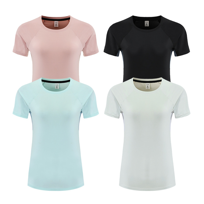 Camiseta de Secado Rápido para Mujer, Nueva Colección de Verano 2025, Transpirable, para Yoga, Running, Deporte, Manga Corta
