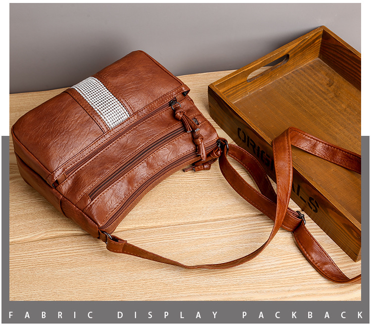 Dames crossbody tas met diamantdetails en grote capaciteit_voghion.com
