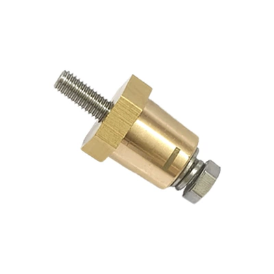 Car Battery Connector External Thread 6/8/Inch through Hole Standard Pile Head Brass Battery Connector Modification Accessories (Power supply, ignition system accessories) - through-hole-screw-m6-negative-pole