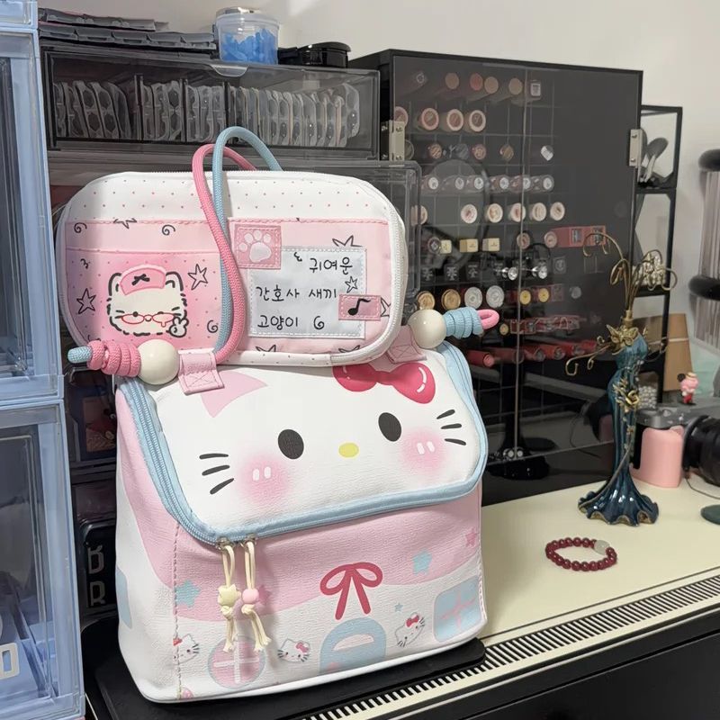 【Exclusive】Popular Cute Cat House Makeup Bag, Large Capacity, Partitioned Storage, Portable for Travel, Stylish