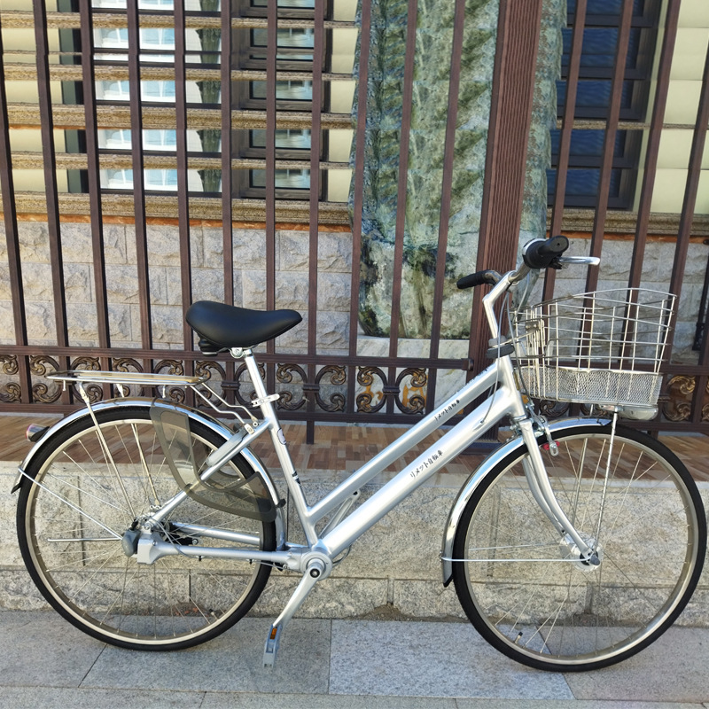 Japanese-Style Bicycle Without Chain Transmission Shaft Men's Internal Variable Speed Light Adult Urban Leisure Commuting Retro Bicycle