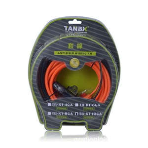 Avtomobil Səs Dinamik Kabel Dəsti 0Ga-dan 10Ga-ya Mis-Alüminium