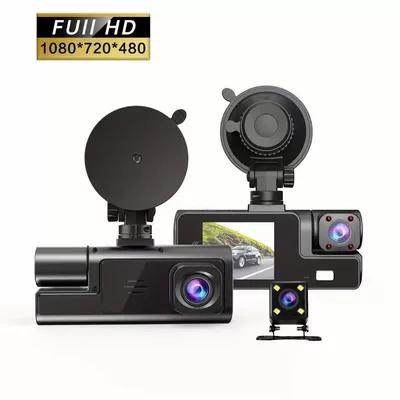Driving recorder, 3 Cameras Hd 1080P