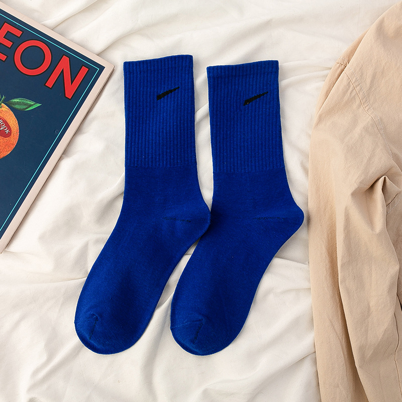 Calcetines de media pantorrilla para mujer, verano, algodón puro multicolor, resistentes, ideales para baloncesto