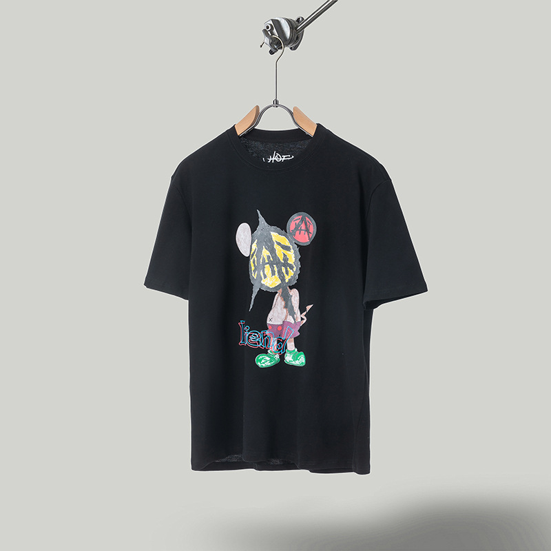 Travis de manga corta M mark Scott pequeño pato amarillo cactus relámpago rap tour TS pareja conjunta camiseta de hip-hop