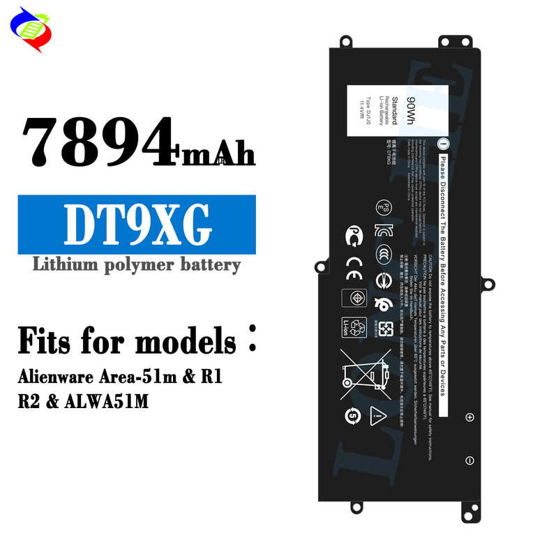Suitable for Dell Dt9Xg Notebook Battery Alienware Area-51M R1 R2 Alwa51M Wholesale