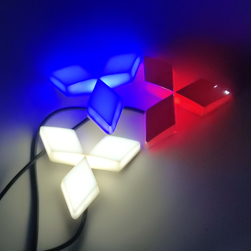 Aplicable a Mitsubishi luminoso coche logo Goran Lanse lingshuai Junge Jinxuan Outlander luz trasera LED luminosa coche logo Luz image 4