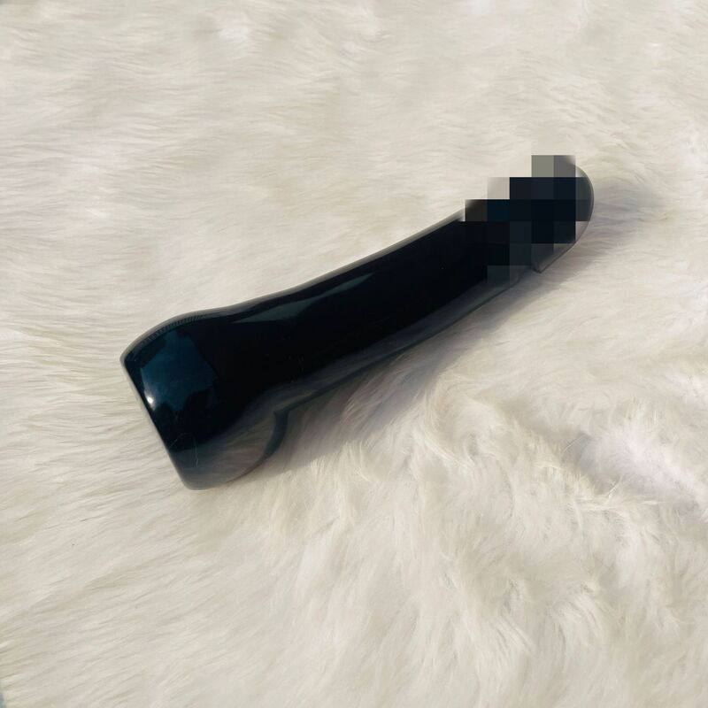天然水晶黑曜石水晶按摩棒摆件 图 4