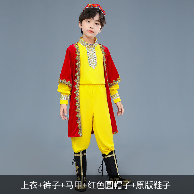 [핫셀링 모델] 골드 레드 슈트 + 오리지널 슈즈 (주문시 신발 사이즈를 참고해주세요)