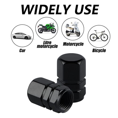 Personalized Tire Hexagonal Cap Aluminum Valve Cover Cap Car Motorcycle Valve Cap American Style Cover In Stock