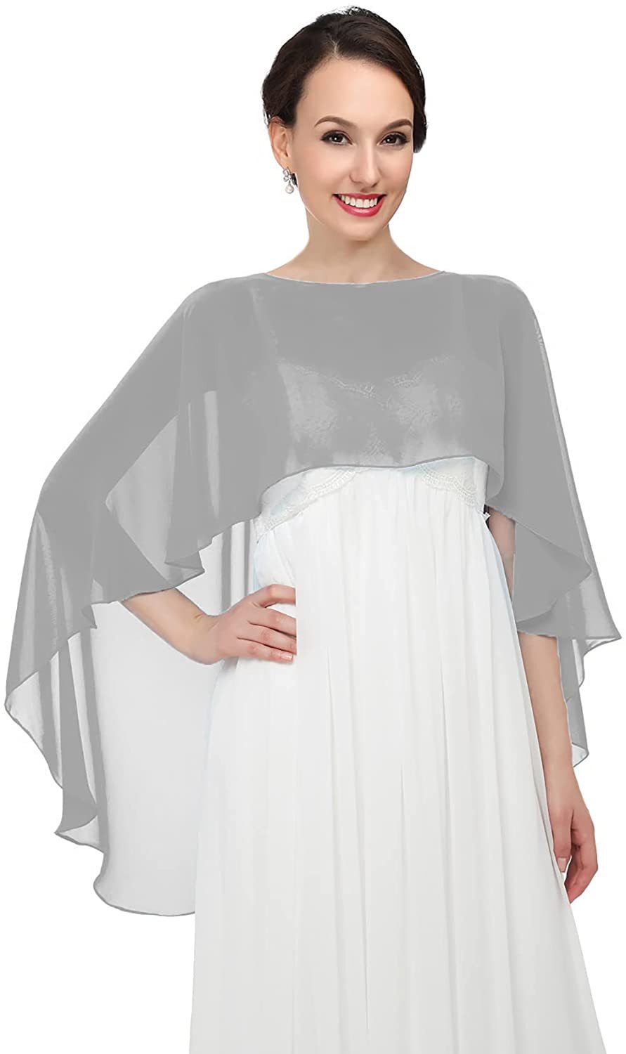 100g Weight Shawl Classification Daily, Street Occasion Chiffon Material Solid Color Pattern Summer, Spring, Autumn Season Women's Gender Streetwear Style Women's Streetwear Solid Color Chiffon Shawl 5