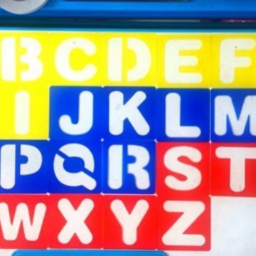 26 글자 세트 (10*10CM)