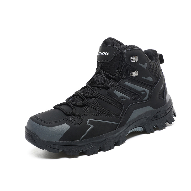 Más tamaño transfronterizo Nueva pareja de zapatos de senderismo de malla transpirable al aire libre zapatilla de deporte acampar fuera de la carretera senderismo zapatos de los hombres y las mujeres