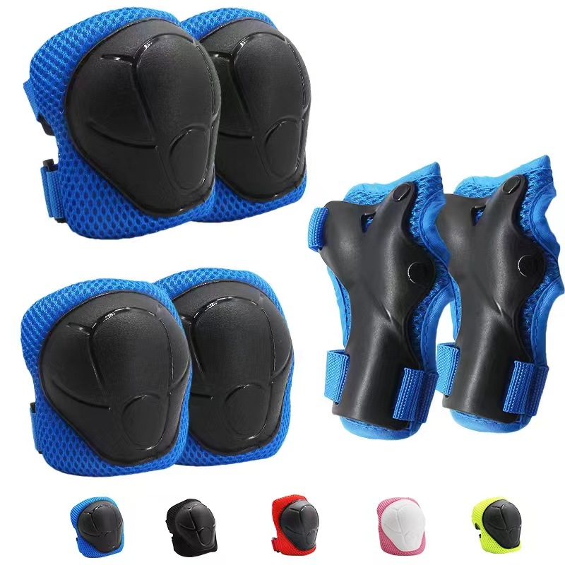 Juego de Equipo de Protección para Niños Set de 6 Piezas de PP para Niños y Deportes de Ciclismo