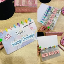 Savings Binder 52 Week Savings Challenge 52周存钱挑战活页夹