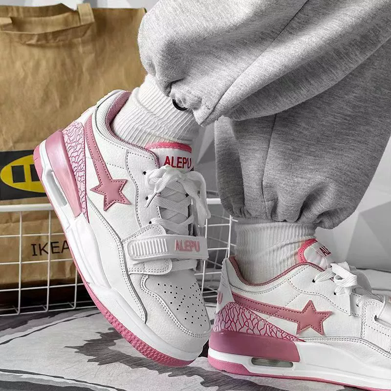 Женские кроссовки Air Cushion Star 2024, новые весенние популярные модные туфли, универсальные нишевые туфли для студенческих досок
