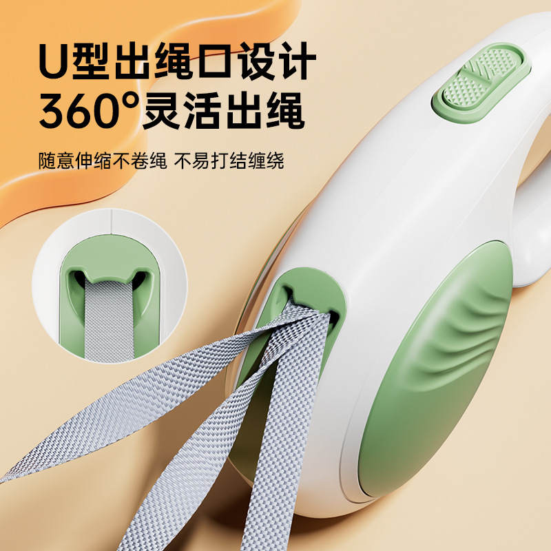 Tractor para mascotas, cuerda de tracción para perros retráctil automática, perro pequeño y mediano, Corgi, cadena de cuerda para pasear al perro al por mayor