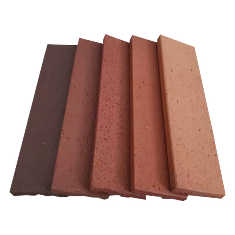 Исин фиолетовый песчаный глина расколотый кирпич все тело матовая поверхность вилла внешняя стеновая полоса кирпич античный зеленый кирпич Сельский кирпич самостоятельно построенный дом кирпич