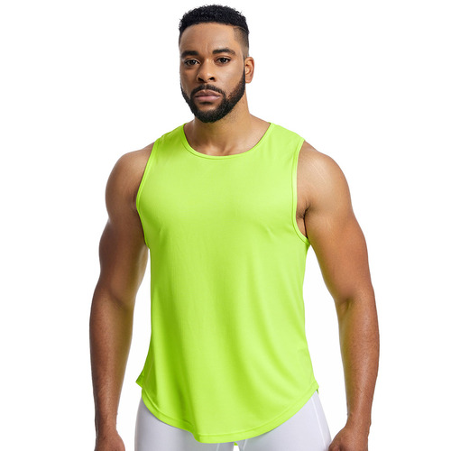 网眼透气健身背心男士夏季宽松大码速干运动背心暴汗跑步篮球背心