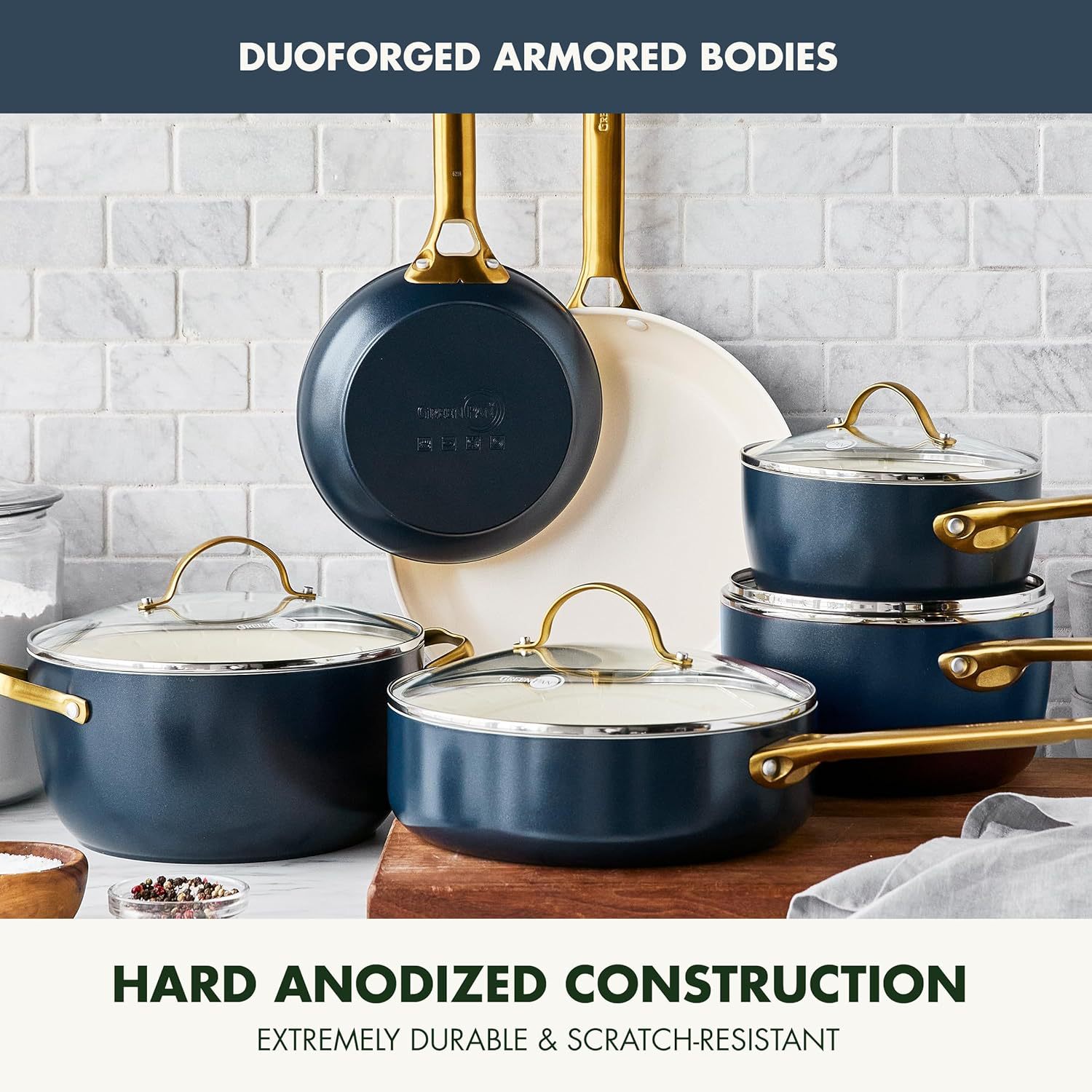 Conjunto de paneles transfronterizos antiadherentes, paneles de cocina de fondo plano domésticos, tres piezas, humo ligero, horno electromagnético con poco aceite, gas universal