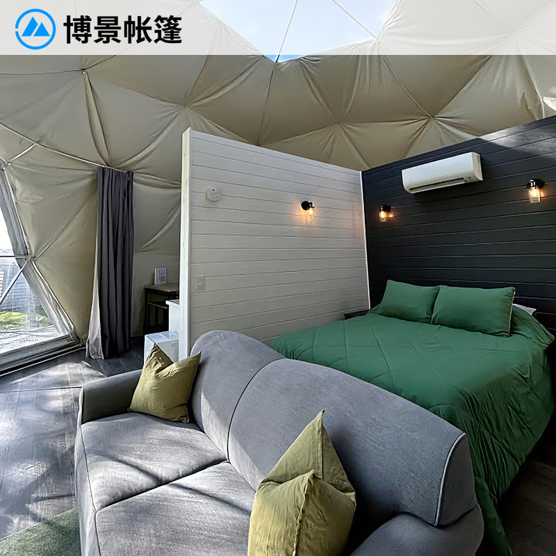 Tienda de campaña de hotel esférico al aire libre, habitación de cielo estrellado, casa de familia, tienda de estrella escénica, fabricante de tiendas de 3 m x 3 m