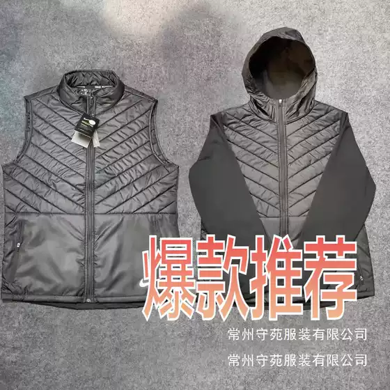 Autumn and Winter Sports Training Winter Training Sports Running Jacket down Long-Sleeved Vest Warm and Light Reflective Night Vision Wholesale