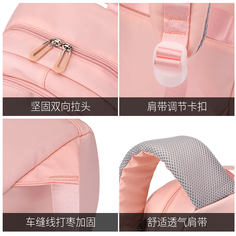 Natural de Peces nuevo estilo casual mochila para estudiantes de la escuela primaria de gran capacidad Universal para niños y niñas de Grado 3 a grado 6