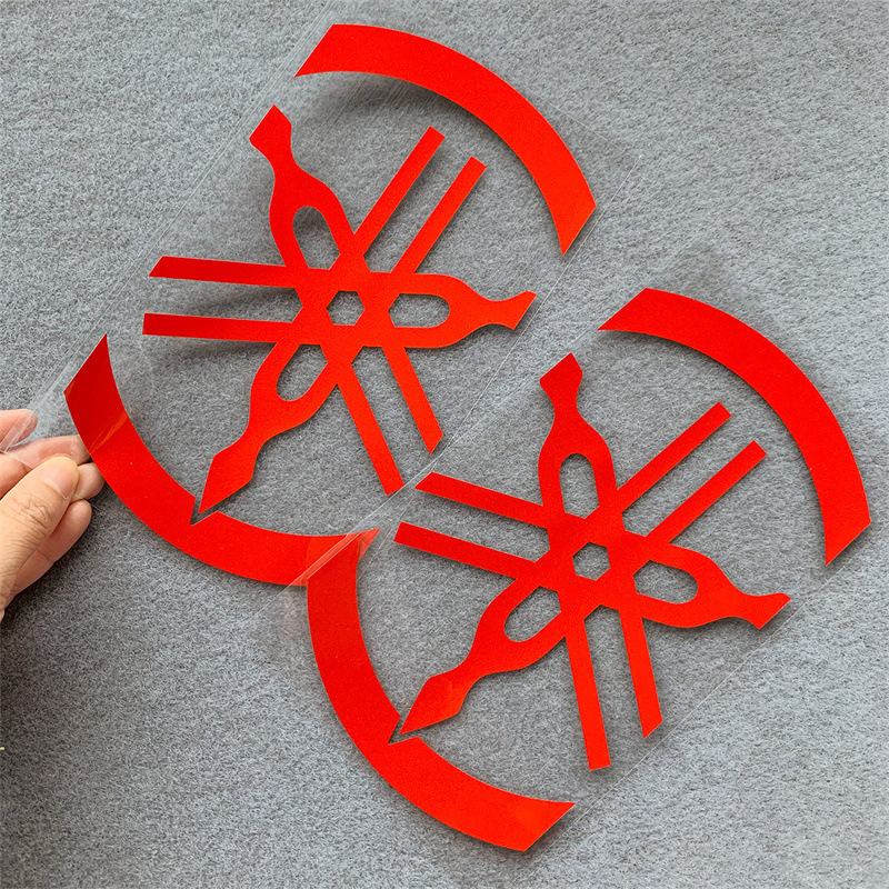 ヤマハのステッカーのオートバイの反射ステッカーのヤマハの車の標識の福穎125はレーザーのまぶしい夜光のステッカーを改造します。