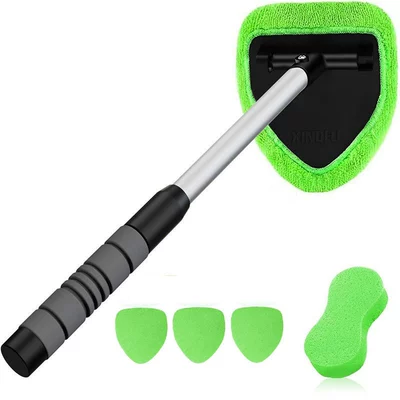 Telescopic Aluminum Rod Car Window Car cleaning tools - set-of-nine-picturespe-bag-packaging