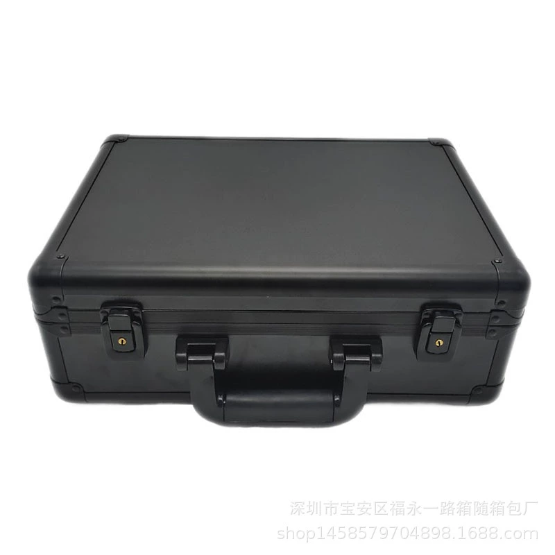 Черная коробка для хранения карт из алюминиевого сплава