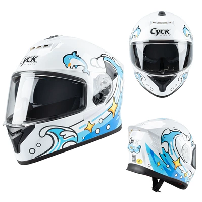 Electric Motorcycle Helmet for Men and Motosiklet dəbilqələri