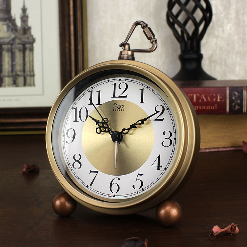 digo digo mute metal alarm clock retro clock clock ornaments