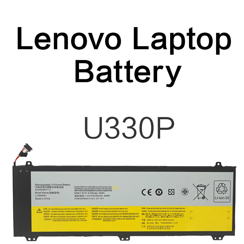 U330P Is Compatible with Lenovo Notebook U330 U330T L12M4P61 L12L4P61 Notebook Battery