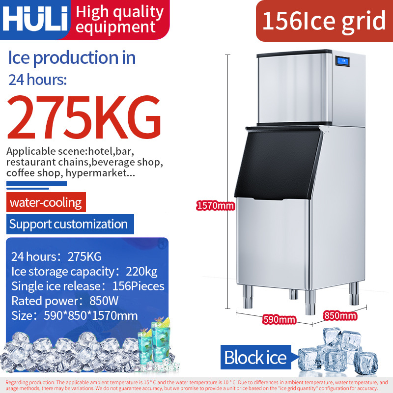 Pequeño bar ice maker para uso en casa; fully automatic square ice