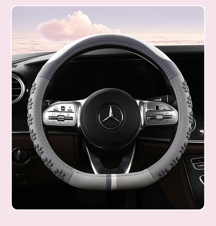 2022 new cartoon 3D adorable claw steering wheel cover non-slip wear-resistant men's and women's four seasons general round d 36-38
