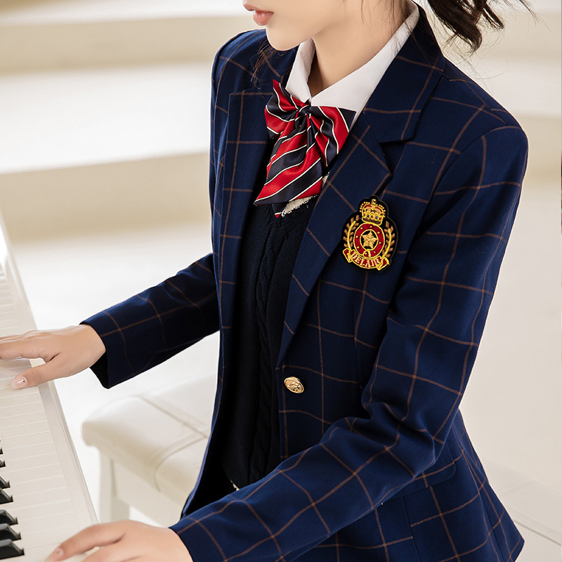 Qigu Niang British school uniform suit middle school student college style suit JK uniform class uniform kindergarten Garden uniform female autumn and winter