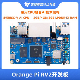 Orange Pi orange Pi RV2 development board eight nuclear RISC-V processor 2TOPS fusion AI computing power