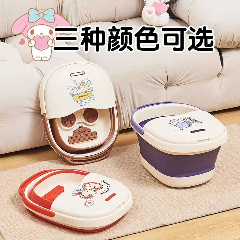 足浴桶多功能便携式可折叠加深泡脚桶家用洗脚神器塑料盆洗脚盆